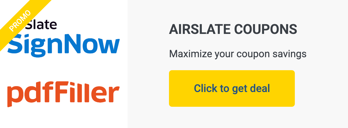 airslate signnow pdffiller coupons