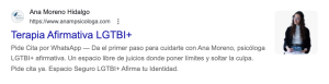 ana moreno psicologa lgtb