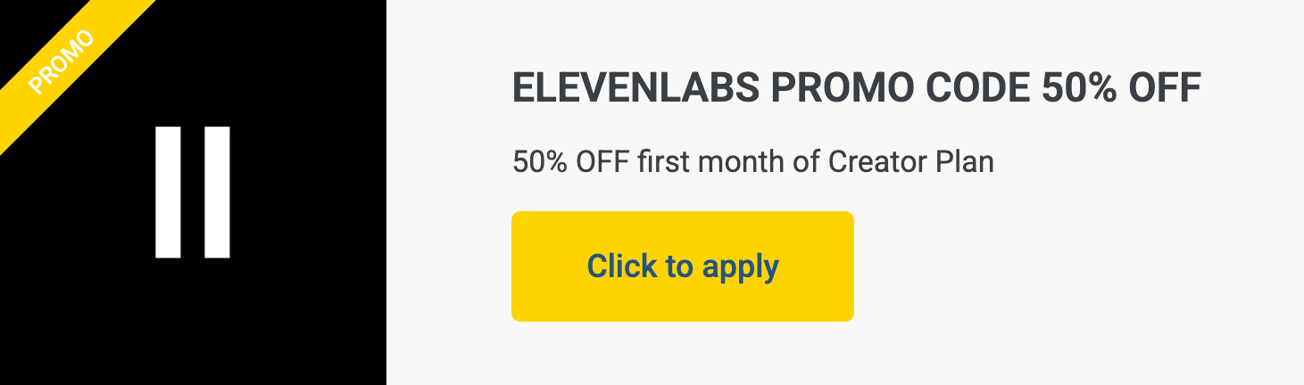 elevenlabs promo code