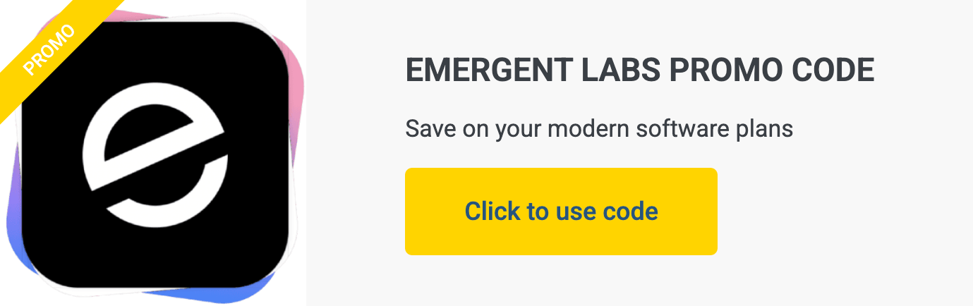 emergent labs promo code