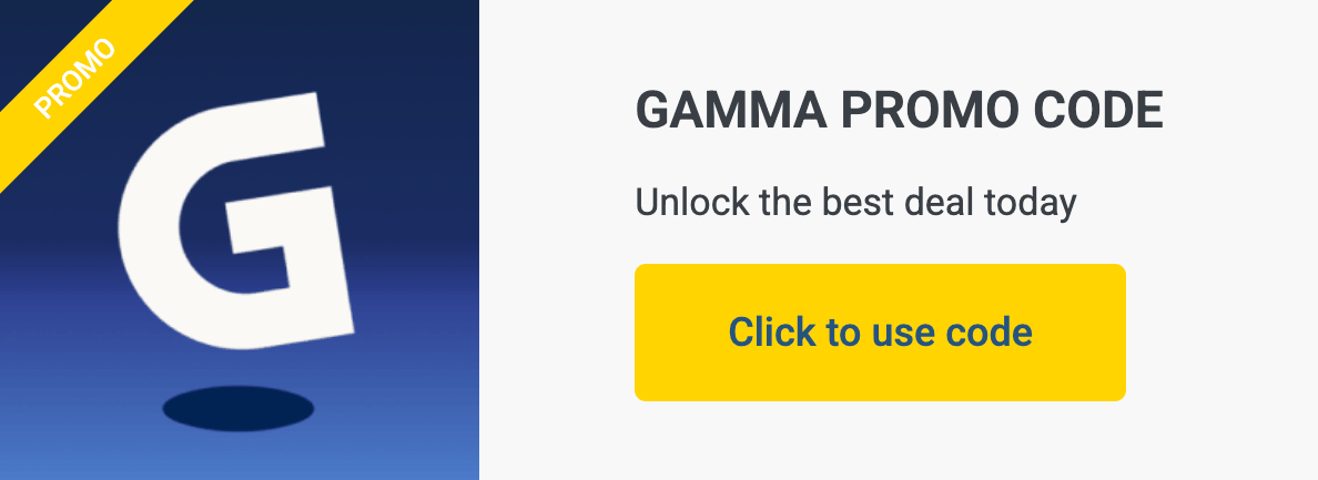 gamma app promo code