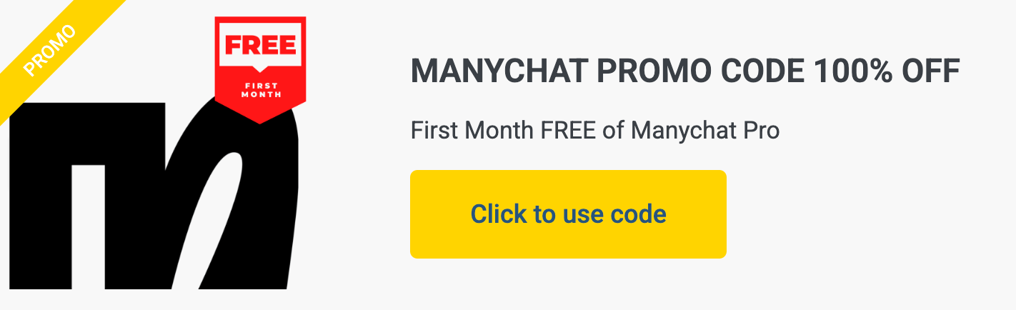 manychat promo code
