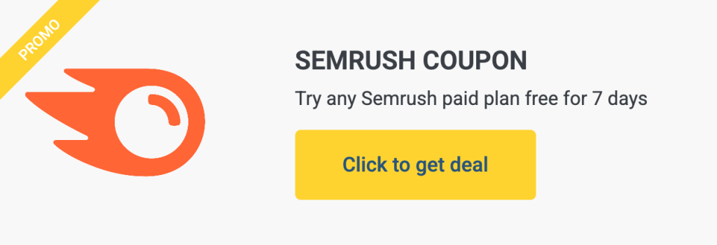 semrush coupon code
