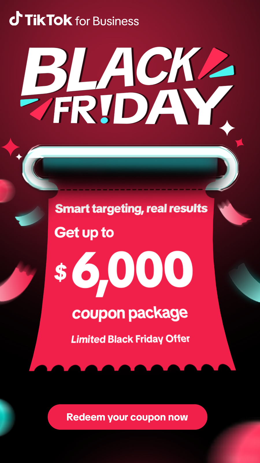 tiktok ads black friday coupon
